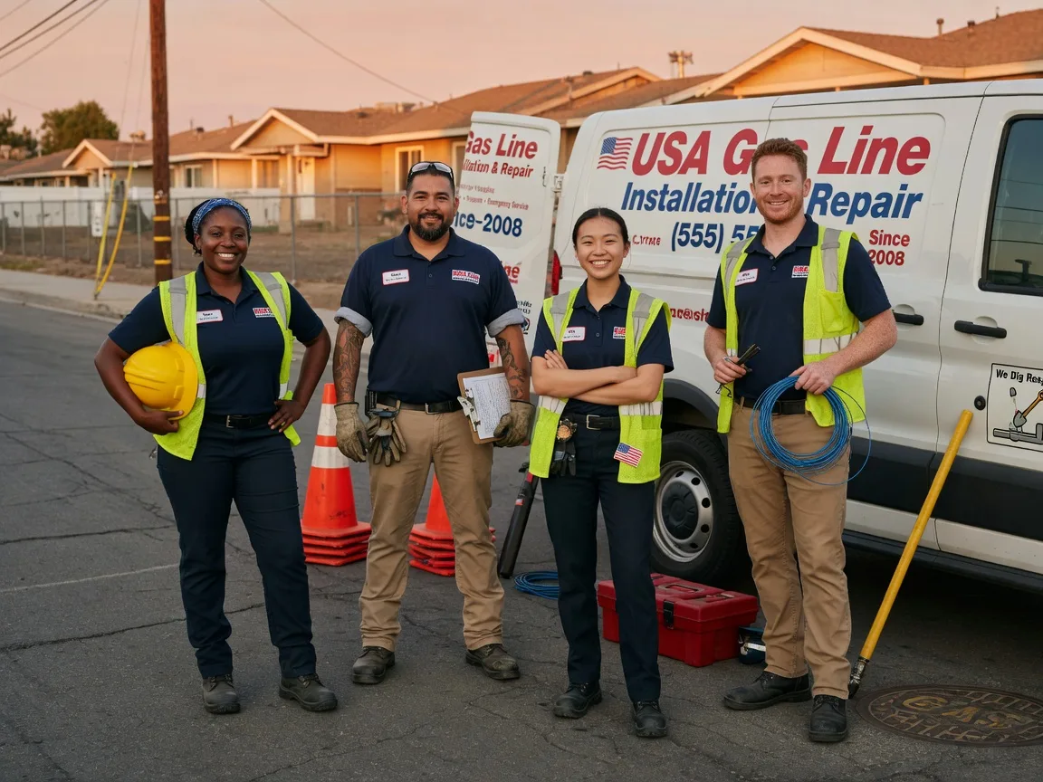 Gas Line Installation company in Justiceburg, TX